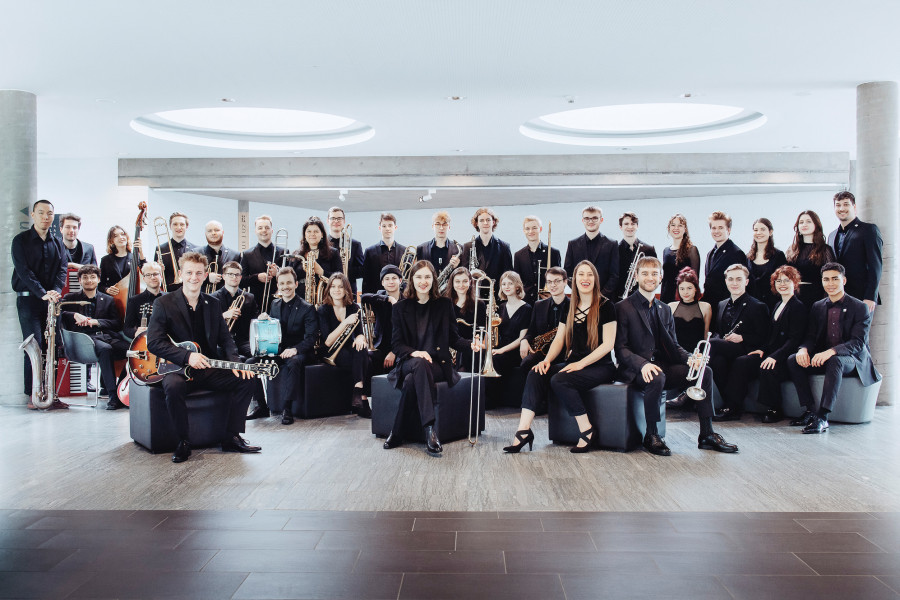 Gruppenbild Bundesjazzorchester 2023/2024